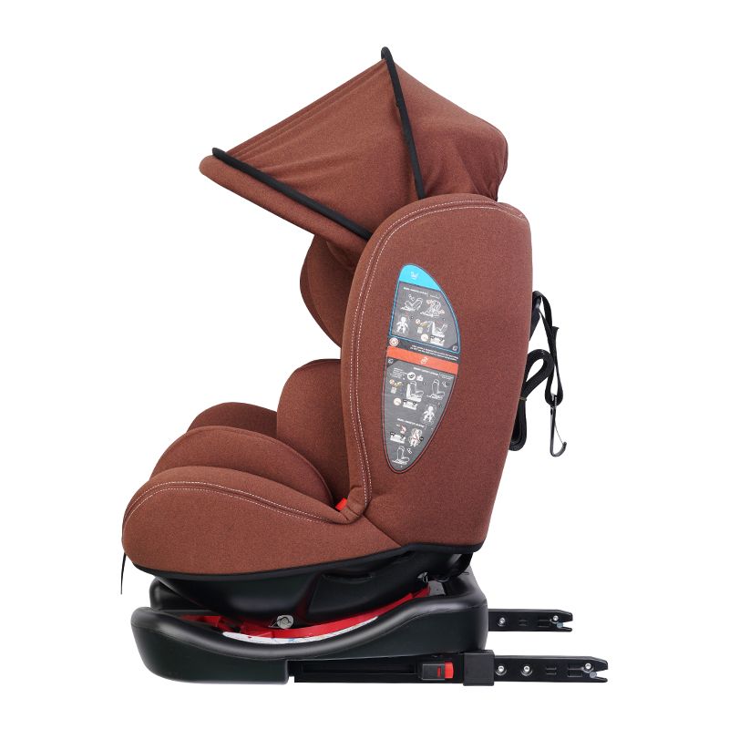 ZK701A Tempat Keselamatan Kanak-kanak ISOFIX 360 Ijazah Kumpulan 0123 ECE R4404 untuk 0-36kg 0-12 tahun