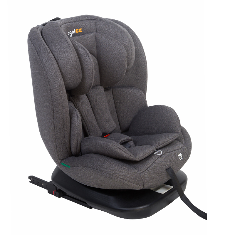 OG801A ECE R129 ISIZE Tempat duduk kereta bayi 40-150cm Isofix Tempat Keselamatan Kanak-kanak 360 darjah berputar besar untuk kanak-kanak