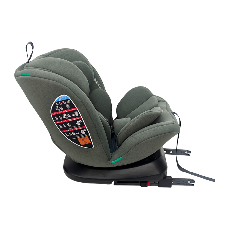 OG801A ECE R129 ISIZE Tempat duduk kereta bayi 40-150cm Isofix Tempat Keselamatan Kanak-kanak 360 darjah berputar besar untuk kanak-kanak