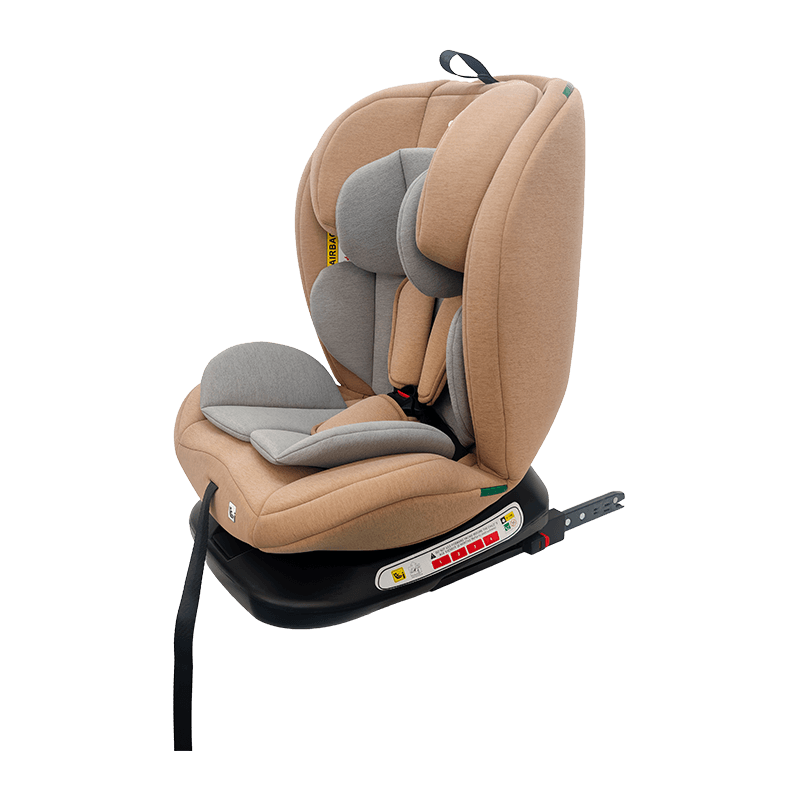 OG801A ECE R129 ISIZE Tempat duduk kereta bayi 40-150cm Isofix Tempat Keselamatan Kanak-kanak 360 darjah berputar besar untuk kanak-kanak