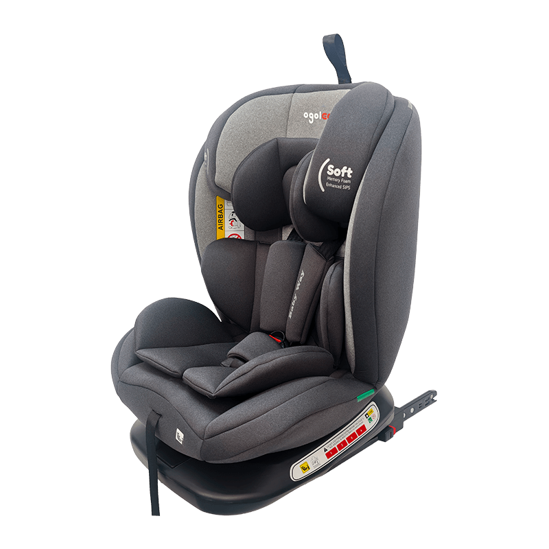OG801A ECE R129 ISIZE Tempat duduk kereta bayi 40-150cm Isofix Tempat Keselamatan Kanak-kanak 360 darjah berputar besar untuk kanak-kanak